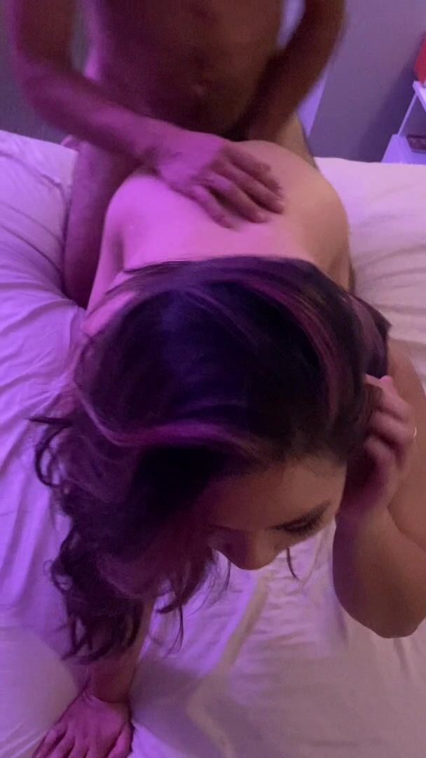 Getting spit roasted like a good slut ????