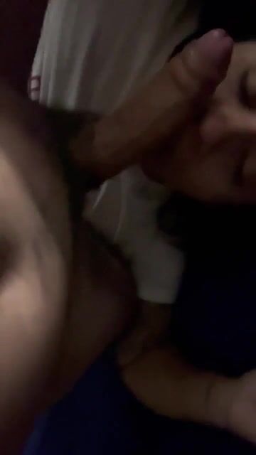 Sucking on a strangers dick while my husband was eating me out