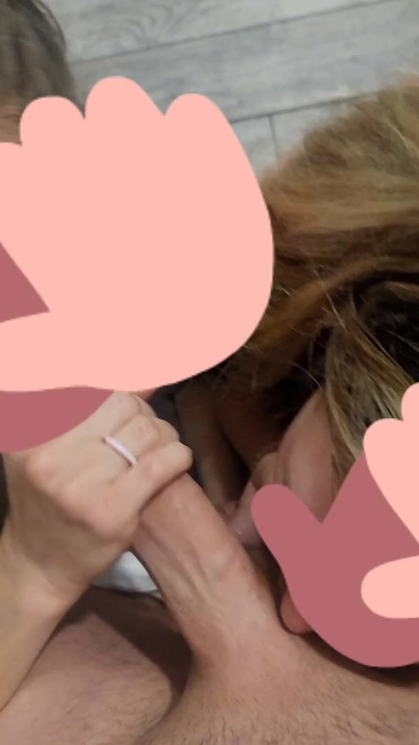 Getting your cock sucked in the restaurant public bathroom by two sexy women is something everyone should try