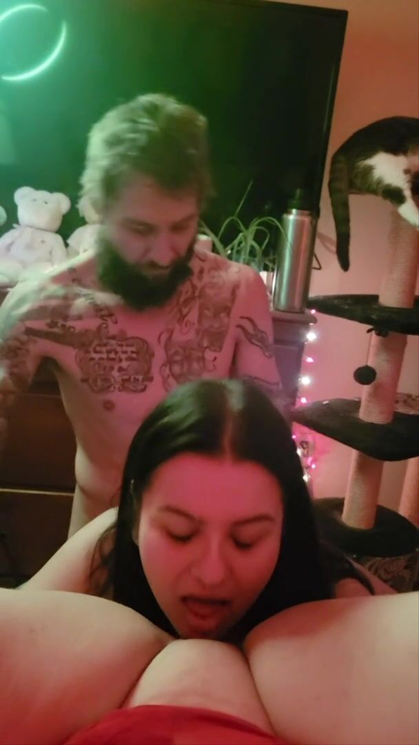 Fucking our friend into my queens pussy.... of course I had to have a taste aswell